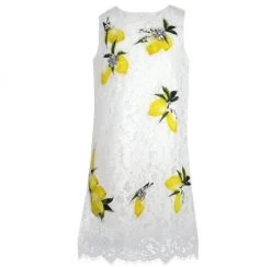 Women’s Crystal Lemon Lace Dress 10 Women’s Crystal Lemon Lace Dress -Lola + The Boys women s crystal lemon lace dress lola the boys 29234399019110