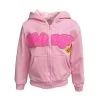 Women's Smiley Crystal CHICAGO Zip Hoodie -Lola + The Boys women s smiley crystal chicago zip hoodie lola the boys 29606343049318