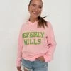 Women's Crystal BEVERLY HILLS Hoodie -Lola + The Boys womens women s crystal beverly hills hoodie lola the boys 29642551427174