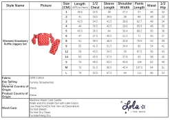 Womens Strawberry Ruffle Joggers Set -Lola + The Boys womens womens strawberry ruffle joggers set lola the boys 29666248818790