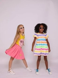 Zig Zag Rainbow Sequin Dress -Lola + The Boys zig zag rainbow sequin dress lola the boys 29604991598694